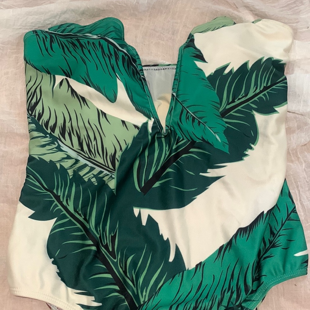 Botanical One Piece Bathing Suit